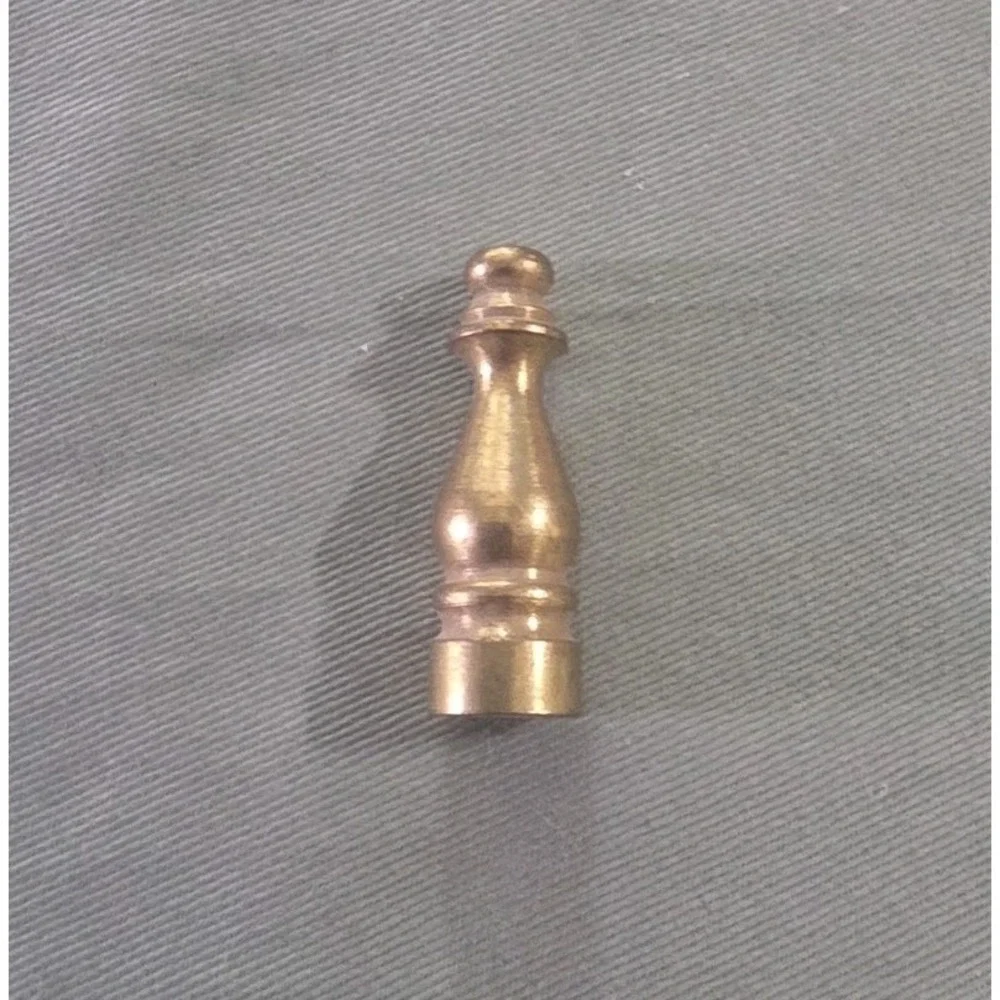 Solid Brass Lamp Shade 1 5/8 Finial